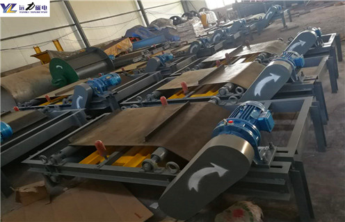 電磁自卸式除鐵器，甘肅電磁自卸式除鐵器設計_甘肅電磁自卸式除鐵器設計廠家配件_型號及工作視頻