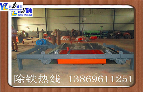 電磁自卸式除鐵器，甘肅電磁自卸式除鐵器設計-磁性礦甘肅電磁自卸式除鐵器設計型號表_磁場強度標準范圍